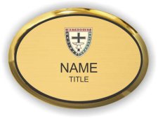 (image for) African Methodist Episcopal Church Gold Oval Executive Badge