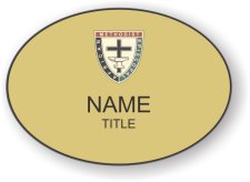 (image for) African Methodist Episcopal Church Gold Oval Badge