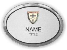 (image for) African Methodist Episcopal Church Silver Oval Executive Badge