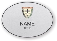 (image for) African Methodist Episcopal Church Silver Oval Badge