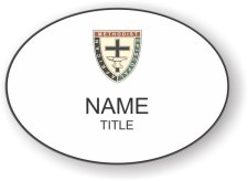 (image for) African Methodist Episcopal Church White Oval Badge