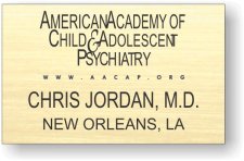 (image for) American Academy of Child and Adolescent Psychiatry Gold Badge