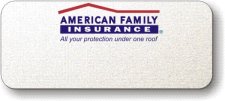 (image for) American Family Insurance Silver Logo Only Badge