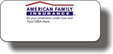 (image for) American Family Insurance White Logo Only Badge