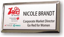 (image for) American Heart Association Go Red Executive Silver Badge