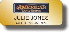 (image for) American Inn and Suites Full Color Gold Badge