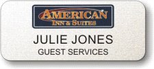 (image for) American Inn and Suites Full Color Silver Badge