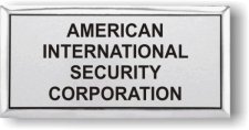 (image for) American International Security Executive Silver Badge