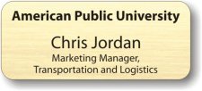 (image for) American Public University System Gold Badge
