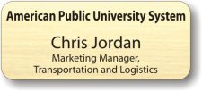 (image for) American Public University Gold Badge