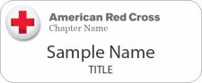 (image for) American Red Cross | Input Chapter - Standard White Badge