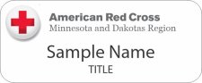 (image for) American Red Cross | Minnesota and Dakotas Region, Standard White Badge