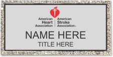 (image for) American Heart Association Silver Bling Badge