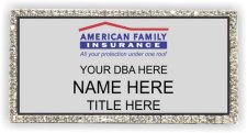 (image for) American Family Insurance Silver Bling Badge