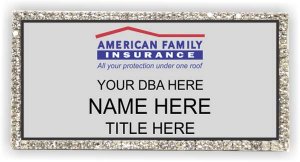 (image for) American Family Insurance Silver Bling Badge