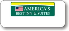 (image for) America's Best Inn & Suites White Logo Only Badge