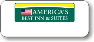 (image for) America\'s Best Inn & Suites White Logo Only Badge