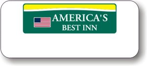 (image for) America\'s Best Inn White Logo Only Badge