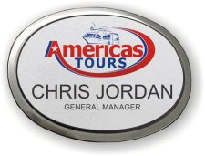(image for) Americas Tours Silver Oval Executive Badge