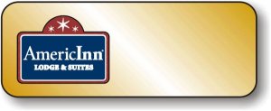 (image for) AmericInn Logo B Gold Logo Only Badge