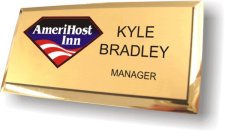 (image for) AmeriHost Inns Logo B Executive Gold Badge
