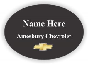 (image for) Amesbury Chevrolet Black Oval Badge