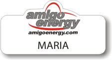 (image for) Amigo Energy Shaped White Badge