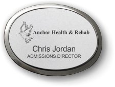 (image for) Anchor Health and Rehab Silver Oval Executive Badge