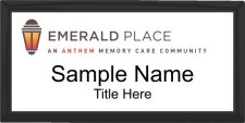 (image for) Anthem Memory Care - Emerald Place - Executive Black Other Badge