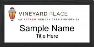 (image for) Anthem Memory Care - Vineyard Place - Executive Black Other Badge