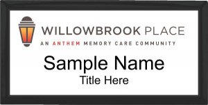 (image for) Anthem Memory Care - Willowbrook Place - Executive Black Other Badge