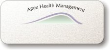 (image for) Apex Health Management Logo Only Silver Badge