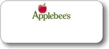 (image for) Applebee's White Logo Only Badge