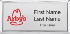 (image for) Arby's Executive Silver Name Badge