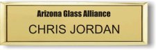 (image for) Arizona Glass Alliance Small Gold Executive Badge