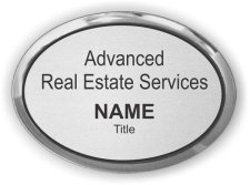 (image for) Advanced Real Estate Services Oval Executive Silver badge