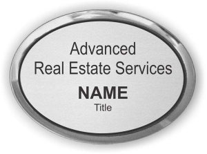 (image for) Advanced Real Estate Services Oval Executive Silver badge