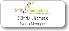 (image for) Arts & Humanities Council of Montgomery White Badge