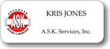 (image for) A.S.K. Services White Badge