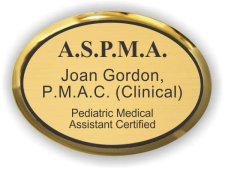 (image for) ASPMA Executive Oval Gold Badge