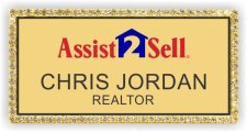 (image for) Assist-2-Sell Gold Bling Badge