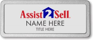 (image for) Assist-2-Sell Silver Prestige Badge with Pebbled Silver Frame