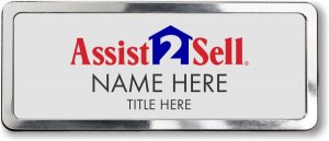 (image for) Assist-2-Sell Silver Prestige Badge with Polished Silver Frame