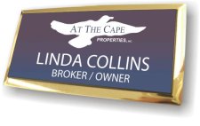 (image for) At the Cape Properties Executive Blue w/ Gold Frame Badge