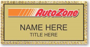 (image for) AutoZone Gold Bling Badge