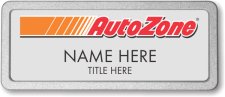 (image for) AutoZone Silver Pebbled Frame Prestige Badge