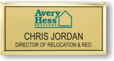 (image for) Avery-Hess Realtors Single Title Executive Gold Badge