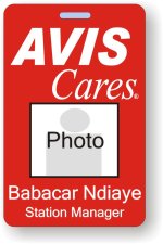 (image for) Avis Car Rental Photo ID Badge
