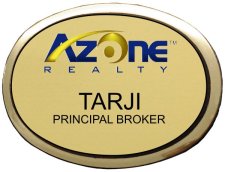 (image for) Azone Realty Gold Executive Oval
