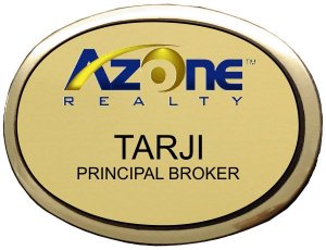 (image for) Azone Realty Gold Executive Oval